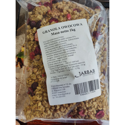 Granola owocowa 1 kg Jarbab