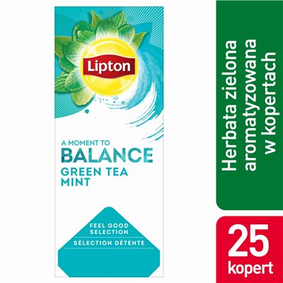 LIPTON GREEN TEA MINT 25szt KOPERTY